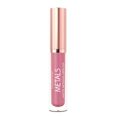 GOLDEN ROSE Metals Matte Metallic Lipgloss - 55 Dusty Pink